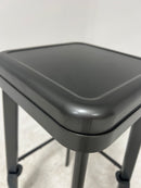 Lixto Metal Dismountable Stool Silver