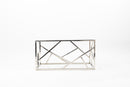 Table salon skyline chrome vente mobilier