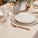Natural Linen Rectangle Tablecloth 90x156''