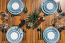 Ensemble vaisselle jardin bleu vente vaisselle