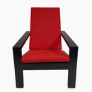 Acropole Adirondack Chair - Wooden - Black and Nutmeg