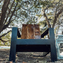 Acropole Adirondack Chair - Wooden - Black and Nutmeg