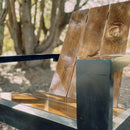 Acropole Adirondack Chair - Wooden - Black and Nutmeg