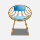Fauteuil balsam velours bleu vente mobilier