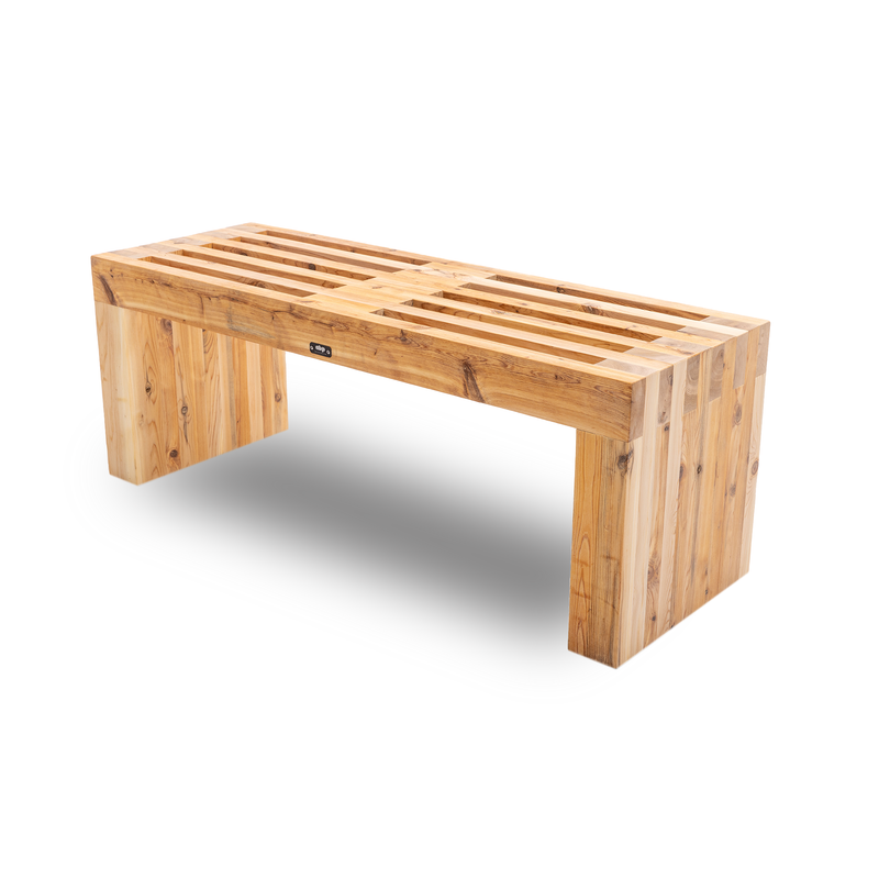 Canadian wooden bench