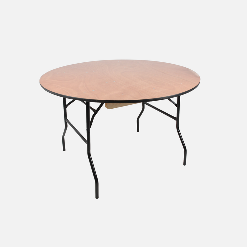 Table Ronde Pliante 48'' / 6 personnes