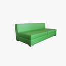 Divan causeuse cuir vert vente mobilier