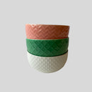 Ensemble de 3 bols ''Embosses''