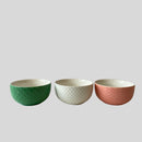 Ensemble de 3 bols ''Embosses''