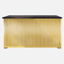 Bar scandinave or blanc bois vente mobilier