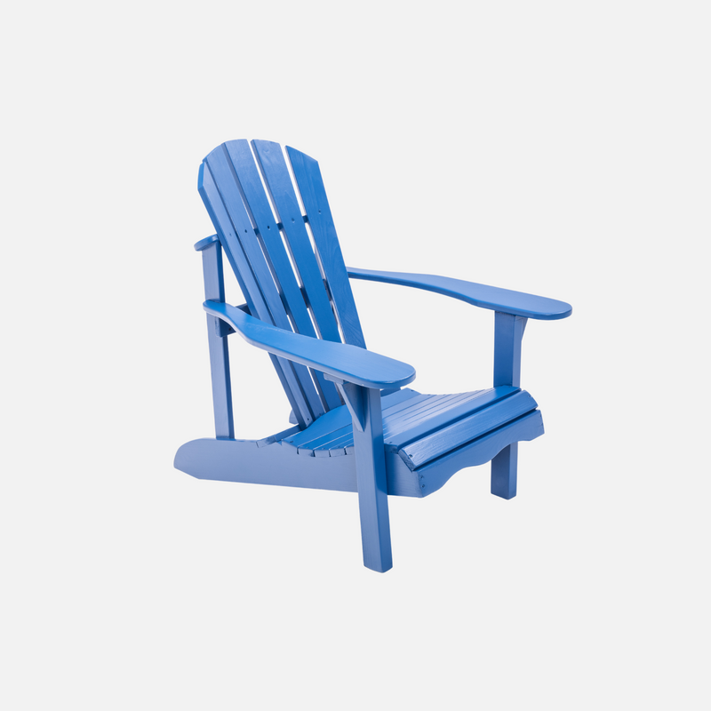 Chaise Adirondack - Bleu Royal