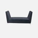 Divan causeuse cachemire velours platinum meuble usagé