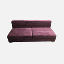 Divan causeuse cachemire velours aubergine vente mobilier