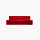 Divan causeuse cachemire velours rouge vente mobilier
