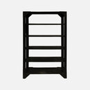 Étagère hampton noir bois vente mobilier