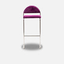 Tabouret Agora structure Chrome