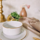 Ensemble Noritake Bordure Or