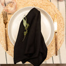 Serviette Lin Noir - Paquet de 2