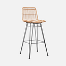Tabouret Rattan