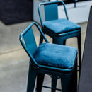 Tabouret Tolix avec coussin