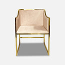 Fauteuil national blush velours rose vente mobilier