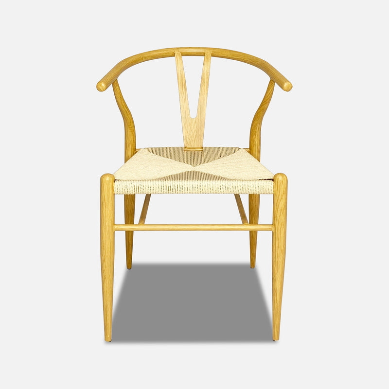 Chaise wishbone bois naturel vente mobilier