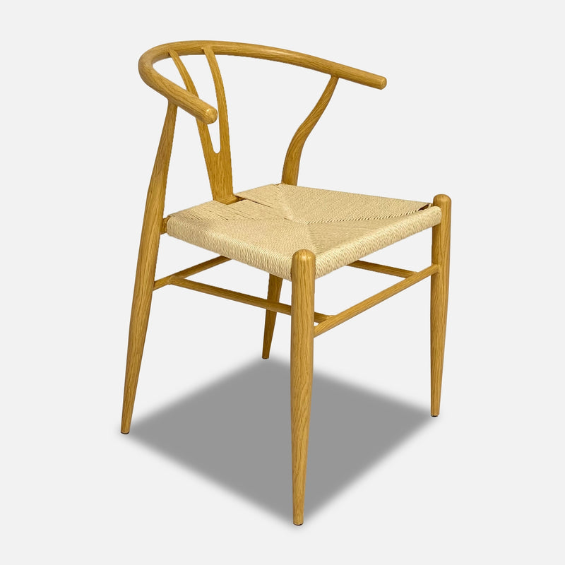 Chaise wishbone bois naturel vente mobilier
