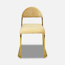 Chaise agora métal or vente mobilier