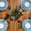 Ensemble de vaisselle Jardin Bleu