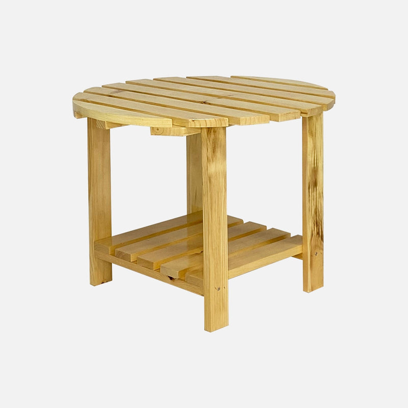 Table adirondack bois pin avec vernis vente mobilier