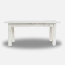 Table salon hampton bois blanc vente mobilier