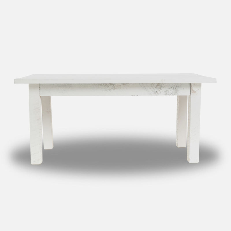 Table salon hampton bois blanc vente mobilier