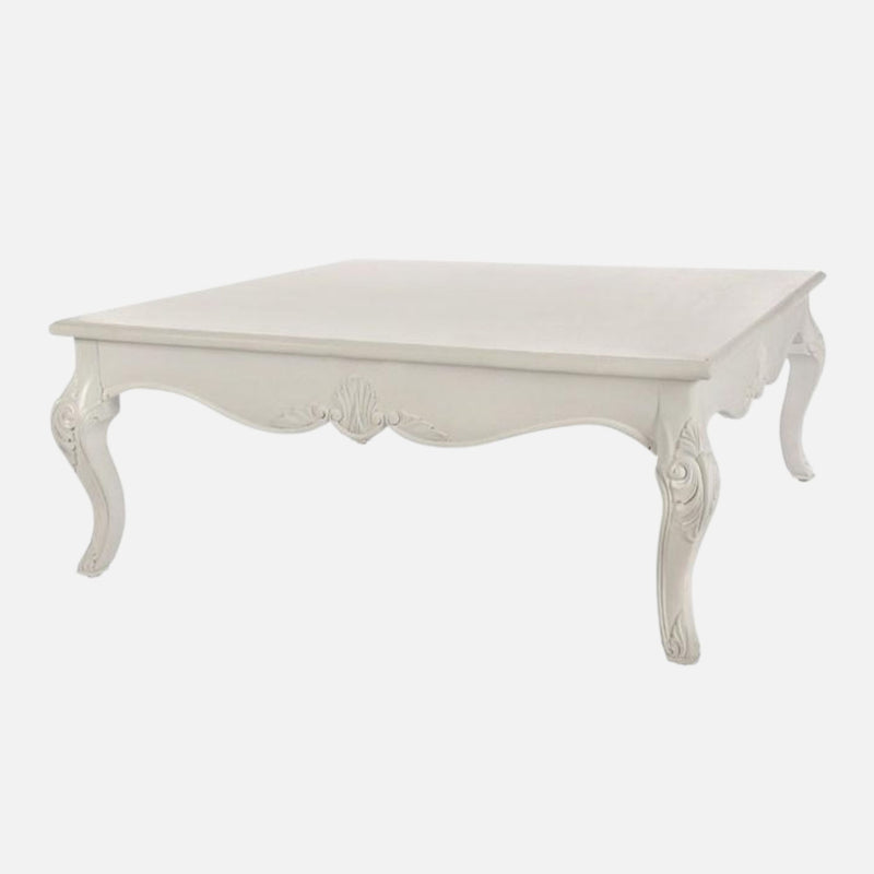 Table salon baroque blanc vente mobilier