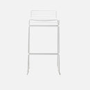 Tabouret frank argent vente mobilier