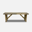 Banc bois brut