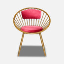 Fauteuil velours rouge vente mobilier