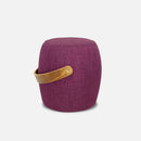 Pouf lin mauve vente mobilier