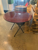 Table pliante en bois Acajou 36''