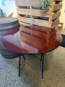 Table pliante en bois Acajou 36''