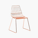 Chaise Skyline rose gold vente mobilier