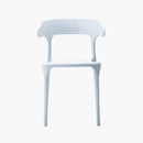 Chaise Charlotte plastique gris vente mobilier