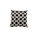 coussin noir et blanc Indira vente mobilier
