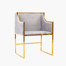 Fauteuil National gris or vente mobilier