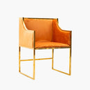 Fauteuil National orange vente mobilier