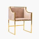 Fauteuil National beige or vente mobilier