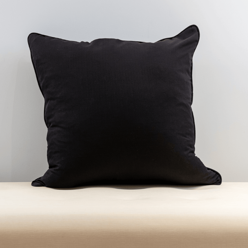 Black Linen Cushion
