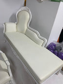 Sofa blanc recamier