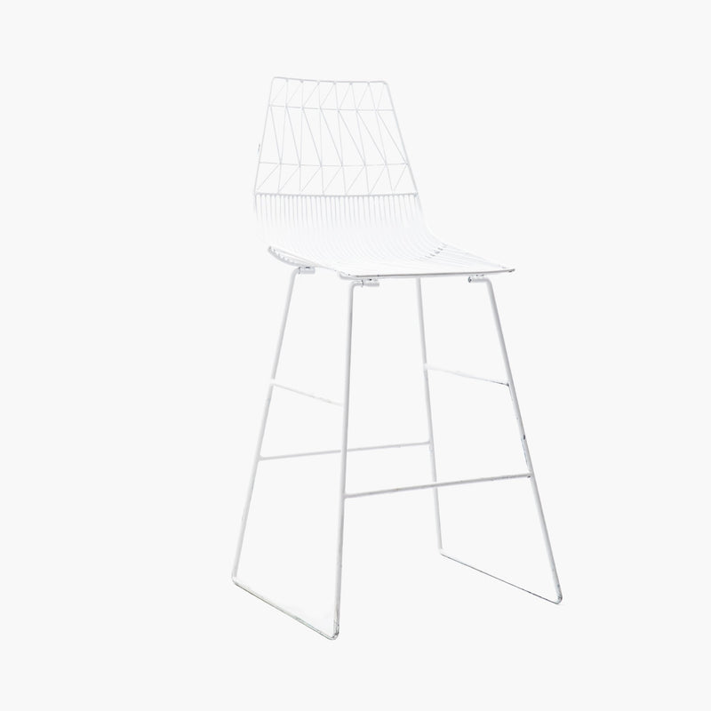 Tabouret Skyline blanc vente mobilier