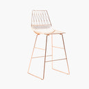 Tabouret Skyline rose gold vente mobilier
